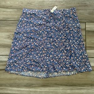 Madewell floral skirt